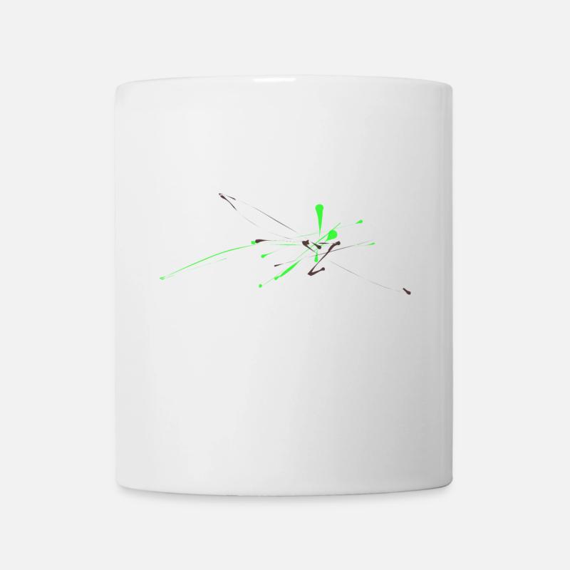 Frarbkleckse - Tasse - Weiß