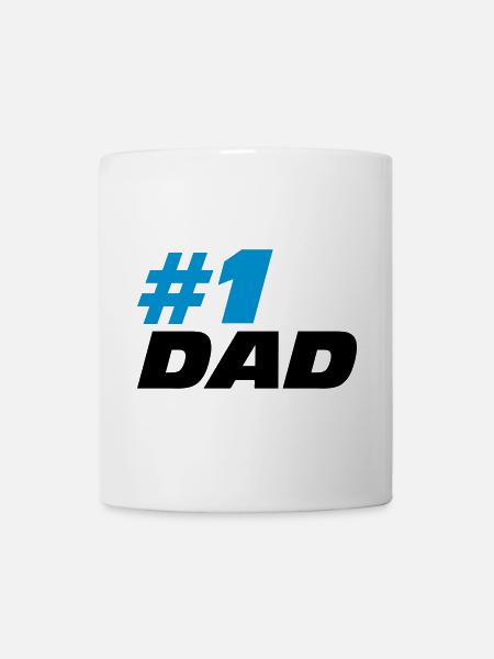 #1 Dad - Tasse - Weiß