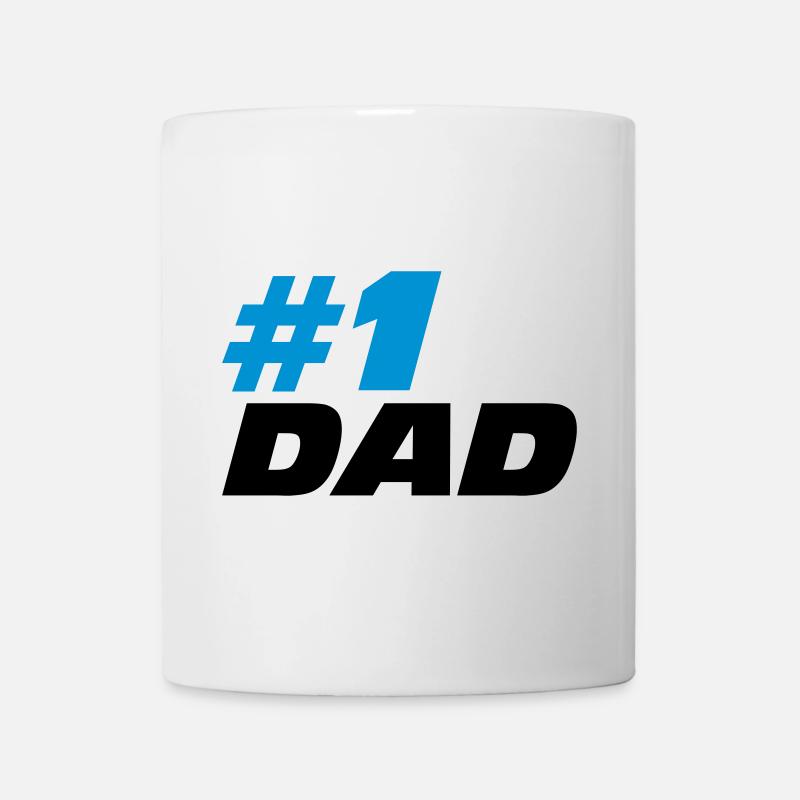 #1 Dad - Mug blanc - blanc