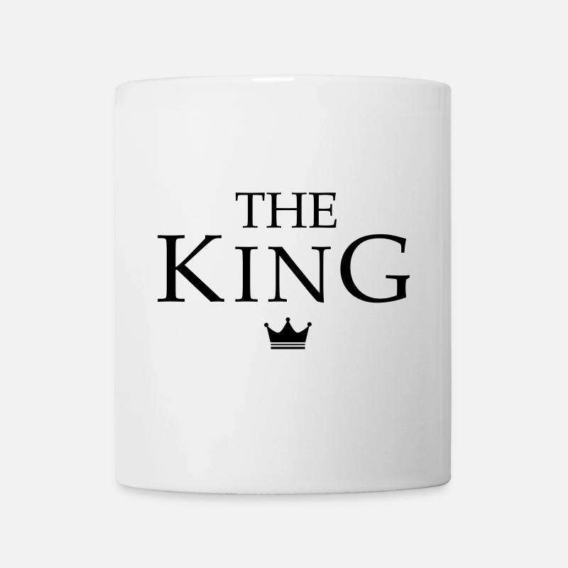King Queen Partnerlook - Tasse - Weiß