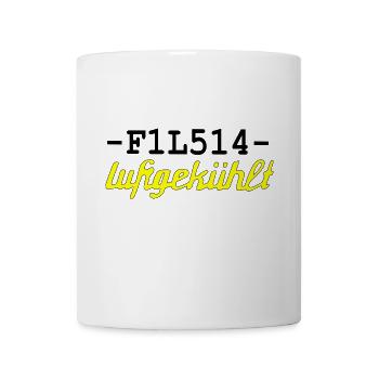 F1L514 - Mug blanc - blanc - Devant