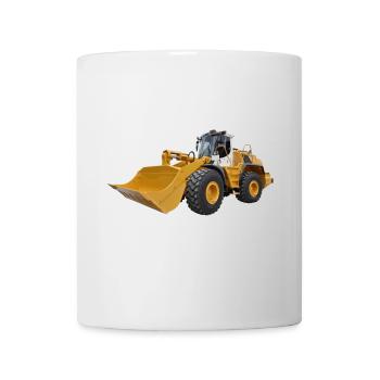 wheel loader - Mug - white - Front