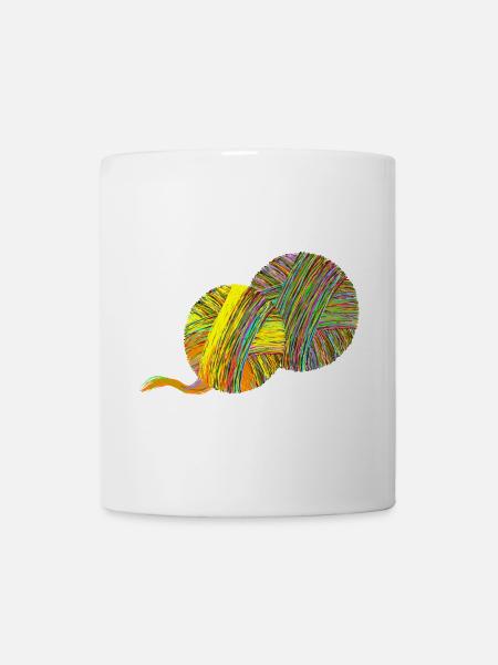 ball of yarn - Mug - white