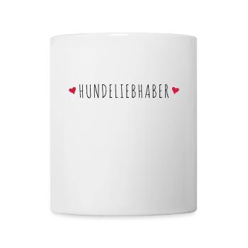 Cadeau amoureux des chiens - Mug blanc - blanc - Devant