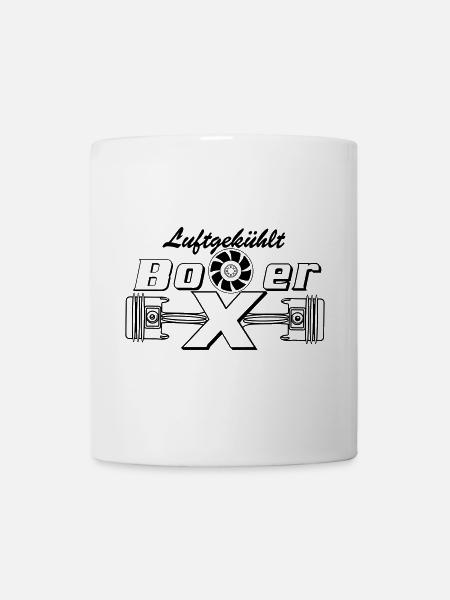Boxermotor, Boxer, Motor, Luftgekühlt (25) - Tasse - Weiß