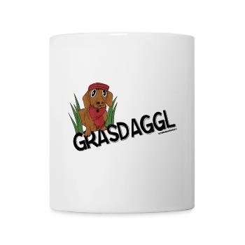 Der Grasdackel ein schwäbisches Haustier? - Tasse - Weiß - Vorne