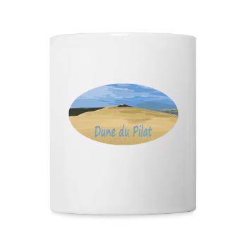 Dune du Pilat Image - Mug blanc - blanc - Devant