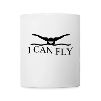 Swimming - Tasse - Weiß - Vorne