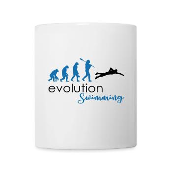 Swimming - Tasse - Weiß - Vorne