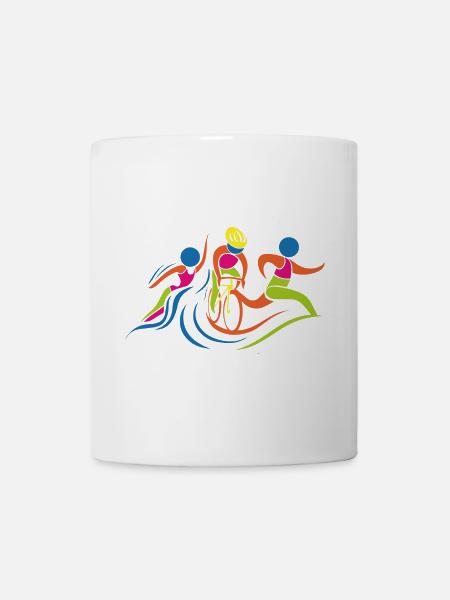 Triathlon - Mug blanc - blanc