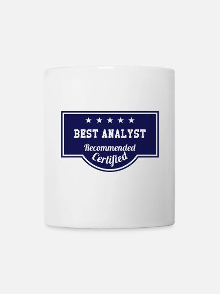Best Analyst - Tasse - Weiß