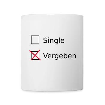 Vergeben - Tasse - Weiß - Vorne