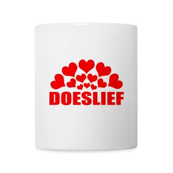Gibt es süße rote Herzen – Herzen getrennt - Tasse - Weiß - Vorne