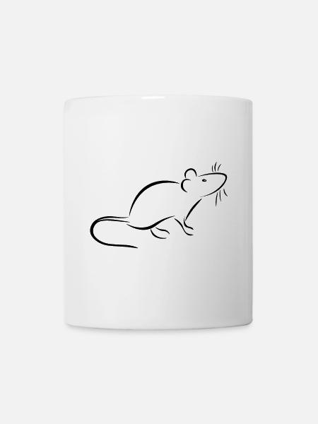 Rat and mouse - keeping tame rats or mice - Mug - white