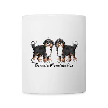 Drôle Bouvier Bernois - Chien - Chiens - Mug blanc - blanc - Devant