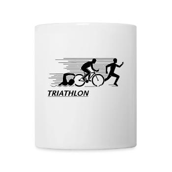 Triathlon Swim Bike Run - Mug blanc - blanc - Devant