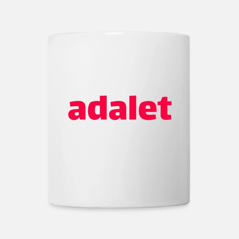 Adalet - Tasse - Weiß