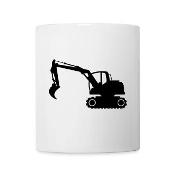 pelleteuse - Mug blanc - blanc - Devant