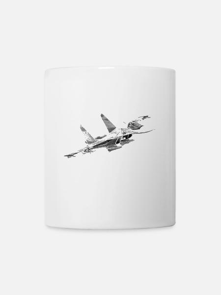 Sukhoi Su-34 - Tasse - Weiß