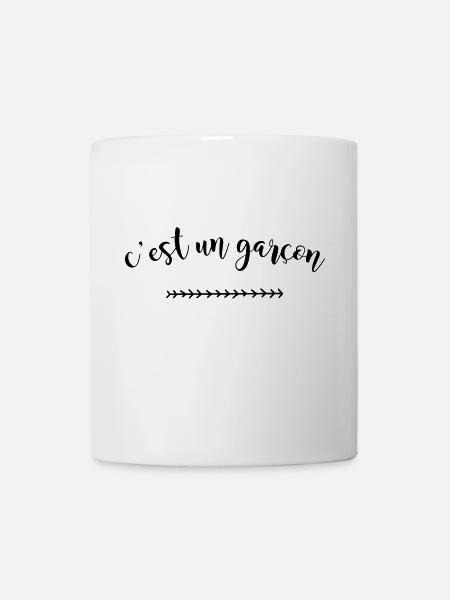 c est un garçon - Mug blanc - blanc