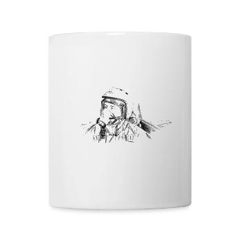 Fighter pilot ru - Mug - white - Front
