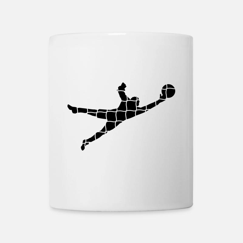 gardien de but - Mug blanc - blanc