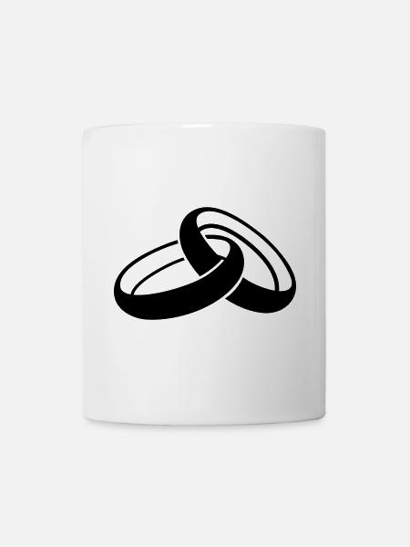 Hochzeit - Tasse - Weiß