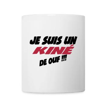 Je suis un kiné de ouf !!! 222 - Mug blanc - blanc - Devant