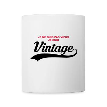 humour vintage - Mug blanc - blanc - Devant