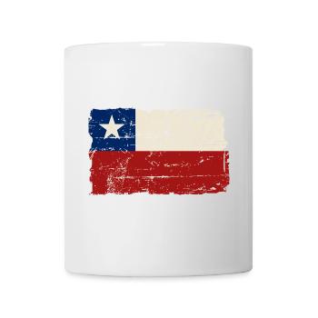 Chile Flag - Vintage Look - Mug blanc - blanc - Devant