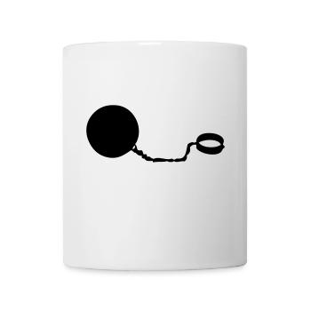 chain ball - Mug - white - Front