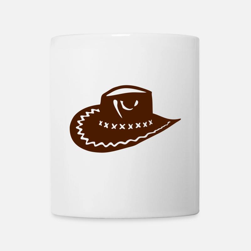 Cowboy Hut 2 - Tasse - Weiß