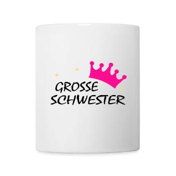 grosse schwester - Tasse - Weiß - Vorne