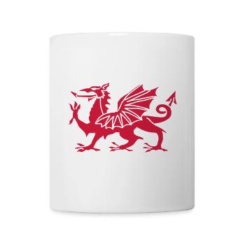 Welsh Dragon - Mug - white - Front