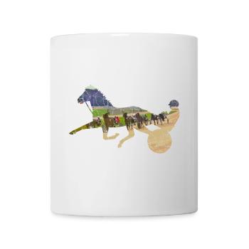 Traber Pferderennen - Tasse - Weiß - Vorne