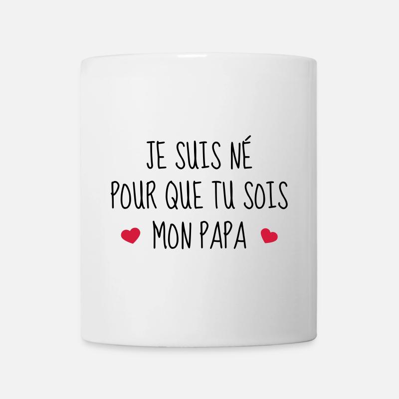 Bébé - Naissance - Papa - Fête des Pères - Mug blanc - blanc