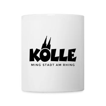 Kölle ming Stadt am Rhing Köln mit Kölner Dom - Tasse - Weiß - Vorne