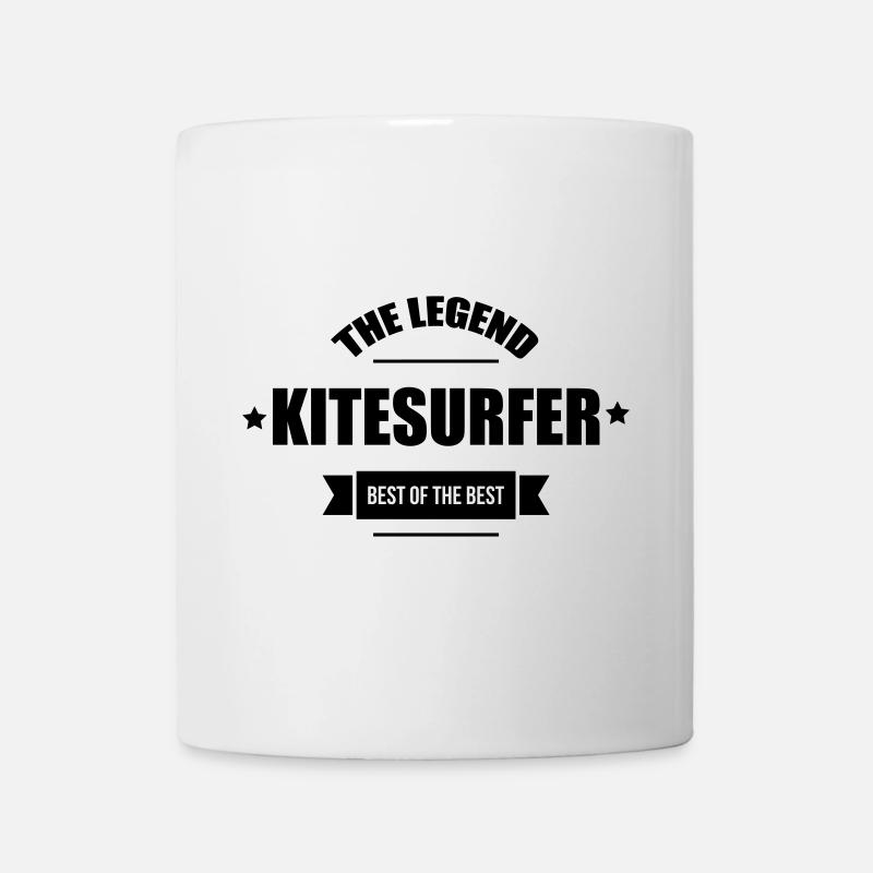 Kiteboarding / Kitesurfing / Kitesurf / - Mug blanc - blanc