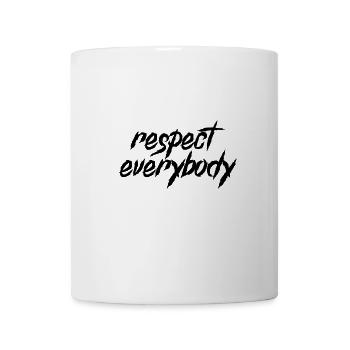 respect everybody - Tasse - Weiß - Vorne
