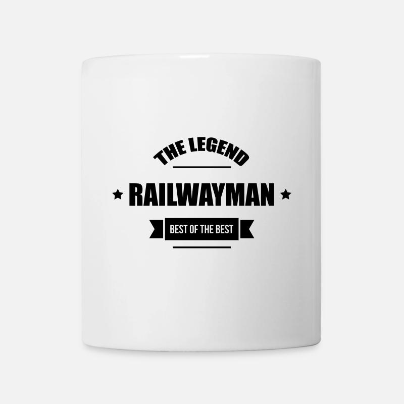 Eisenbahner / Eisenbahnen / Eisenbahn / Bahn - Tasse - Weiß
