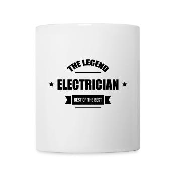 Electricien / Electricité / Travail / Métier / Job - Mug blanc - blanc - Devant