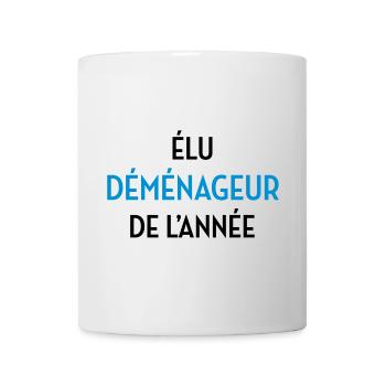 Déménageur / Déménagement / Déménager / Camion - Mug blanc - blanc - Devant
