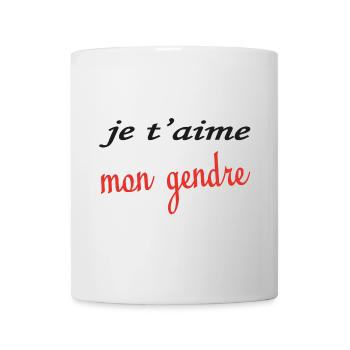 Je t'aime mon gendre - Mug blanc - blanc - Devant