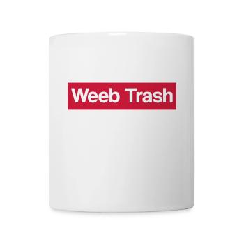 WeebTrash - Tasse - Weiß - Vorne