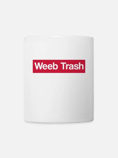 WeebTrash - Tasse - Weiß