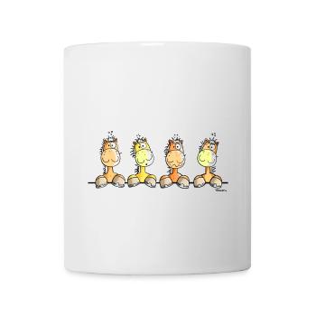 Hottehüüü Pferde - Tasse - Weiß - Vorne