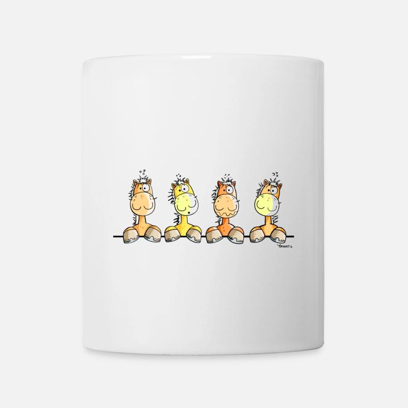 Hottehüüü Pferde - Tasse - Weiß