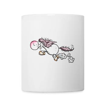 Pferd gibt Vollgas - Tasse - Weiß - Vorne