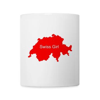 Swiss Girl - Tasse - Weiß - Vorne