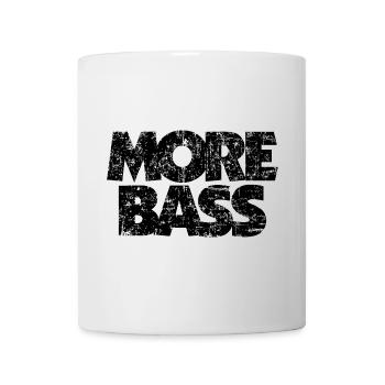 More bass (vintage / black) bass player bass player - Mug - white - Front